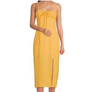 Pop Orange Gianni Bini Midi Dress - NWT